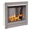 Duluth Forge Ventless Stainless Outdoor Gas Fireplace Insert With Reflective Blac DF450SS-G-RBLK - alternate 3